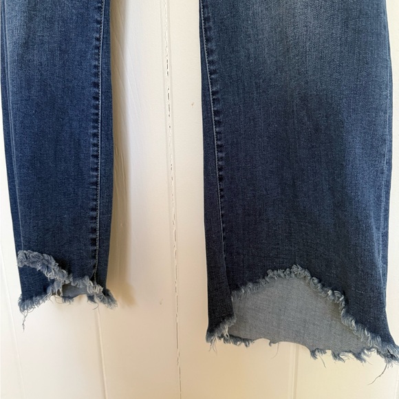 Liverpool Hannah Women's Blue Frayed Hem Jeans 18W - Picture 3 of 8